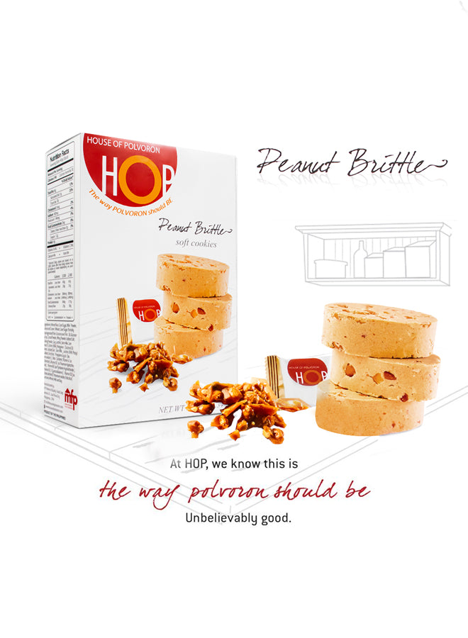 HOP Peanut Brittle 18 Pieces 234 Grams