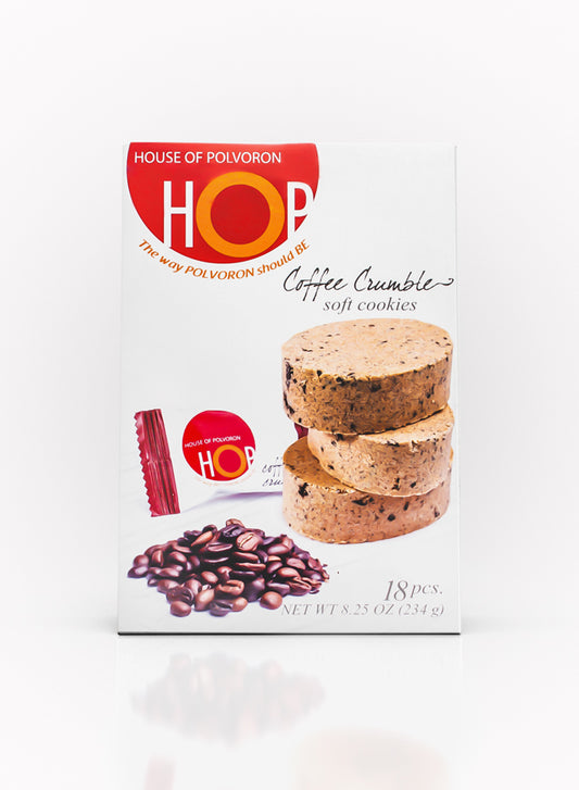 HOP Coffee Crumble 18 Pieces 234 Grams