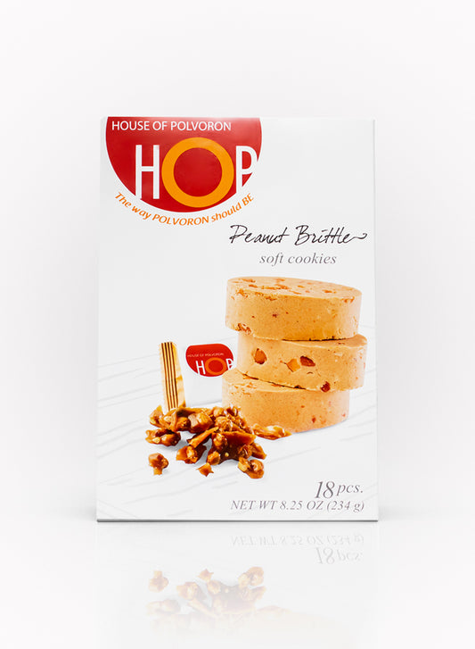 HOP Peanut Brittle 18 Pieces 234 Grams